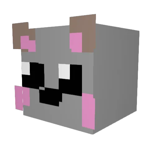 kkeiran Minecraft avatar head, 3D render