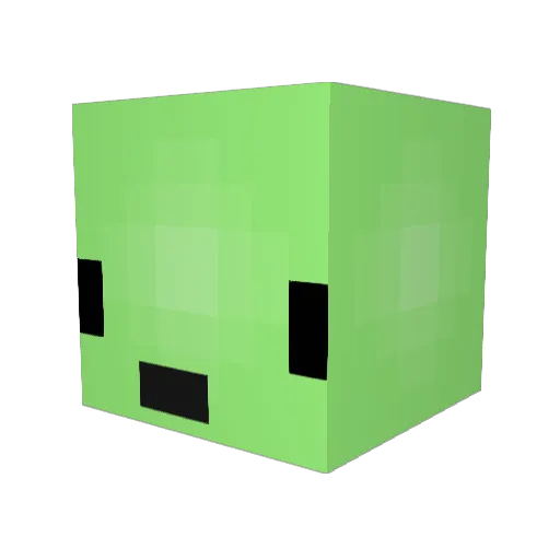 kkennaaa Minecraft avatar head, 3D render