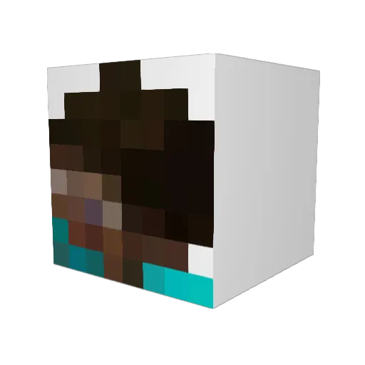 kkeye Minecraft avatar head, 3D render