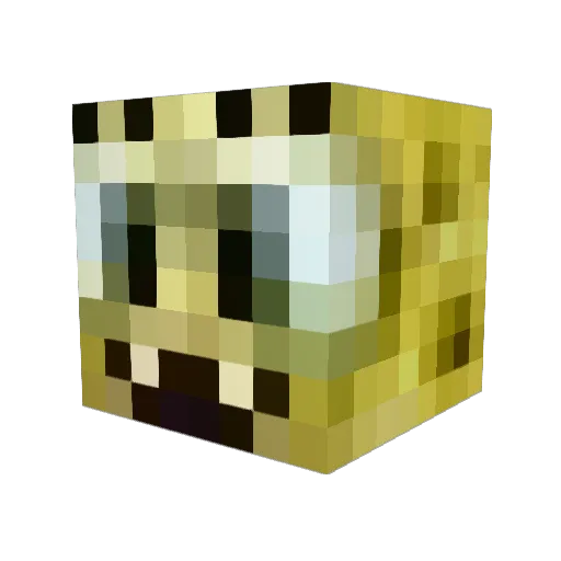 kkimtaro Minecraft avatar head, 3D render