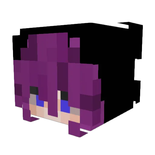 kkk_kkkk Minecraft avatar head, 3D render