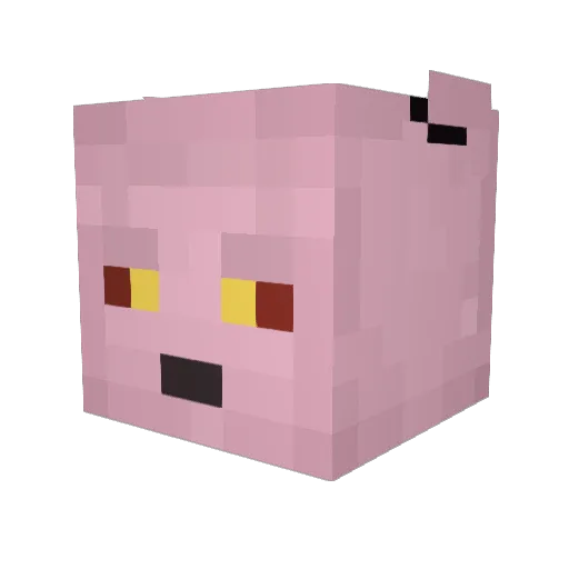 kkl117 Minecraft avatar head, 3D render