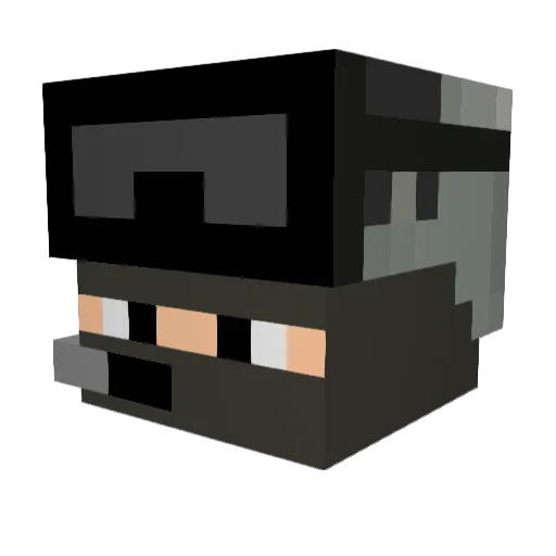 kkm9282 Minecraft avatar head, 3D render