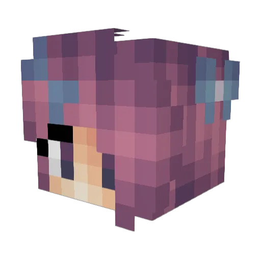 kkmon76 Minecraft avatar head, 3D render