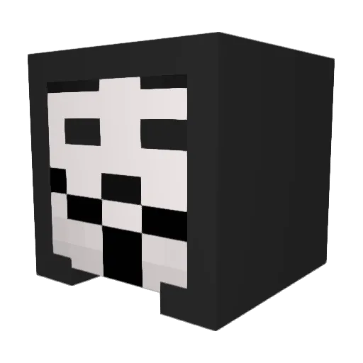 kknk00 Minecraft avatar head, 3D render