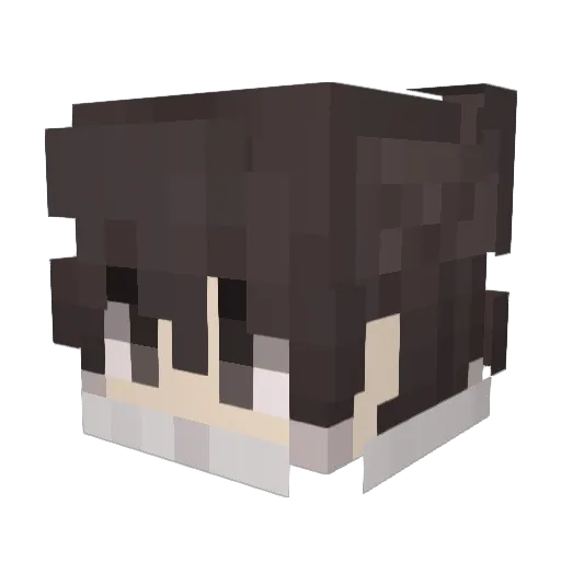 kknoxi Minecraft avatar head, 3D render