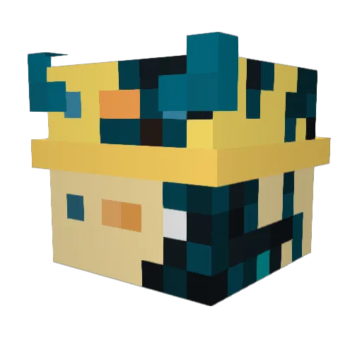 kkolisantos Minecraft avatar head, 3D render