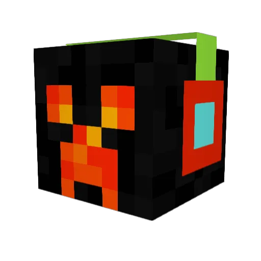 kkostan Minecraft avatar head, 3D render