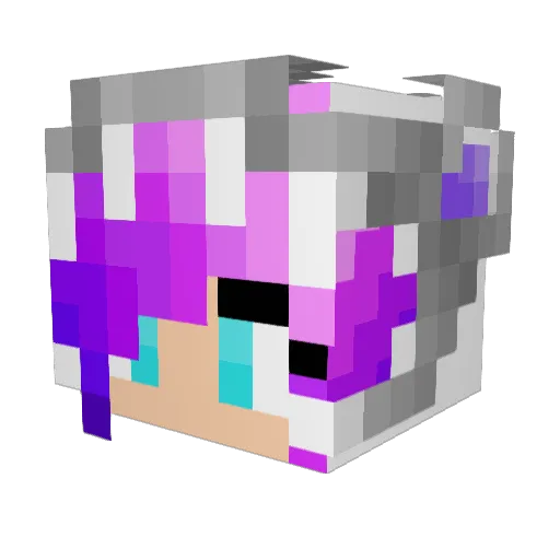 kkreiner Minecraft avatar head, 3D render