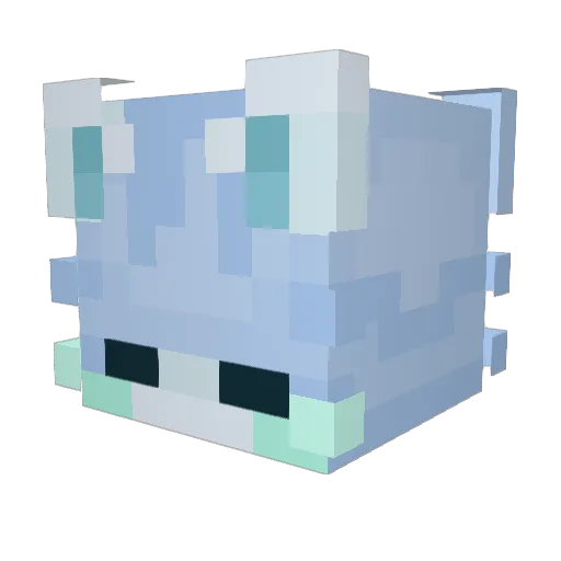 kkrystekk Minecraft avatar head, 3D render