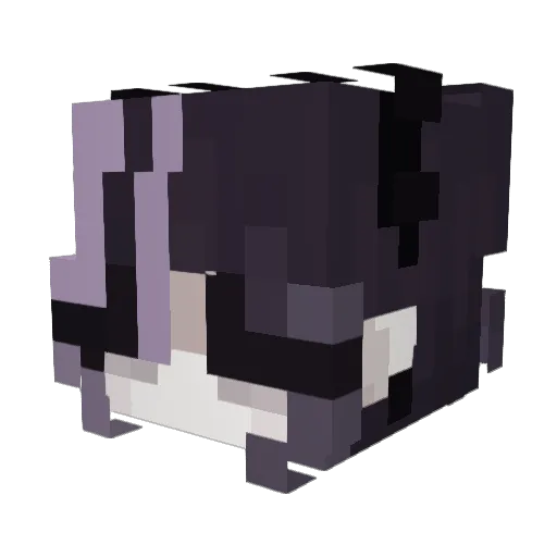 kksaaah Minecraft avatar head, 3D render
