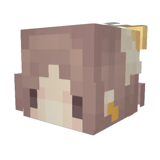kktt414 Minecraft avatar head, 3D render