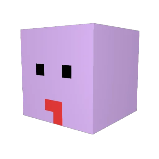kkuguhy Minecraft avatar head, 3D render