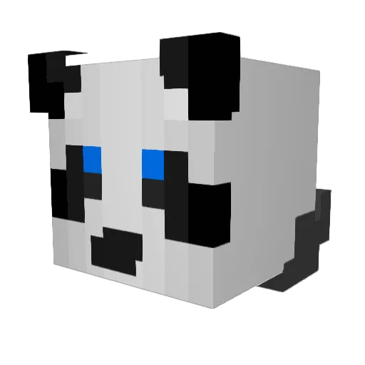 kkwayy Minecraft avatar head, 3D render