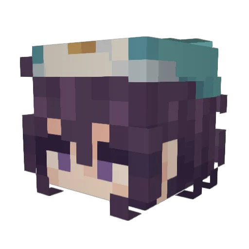 kkyoshoke Minecraft avatar head, 3D render