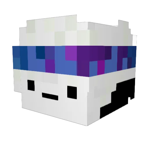 kl1mpyy Minecraft avatar head, 3D render