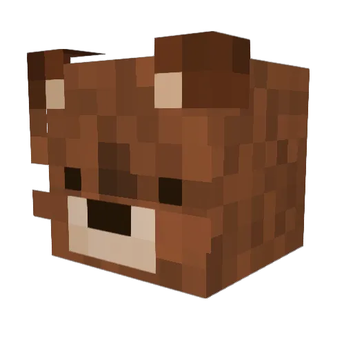 kl1xzz Minecraft avatar head, 3D render