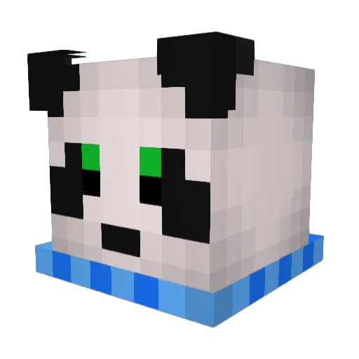 kl_22 Minecraft avatar head, 3D render