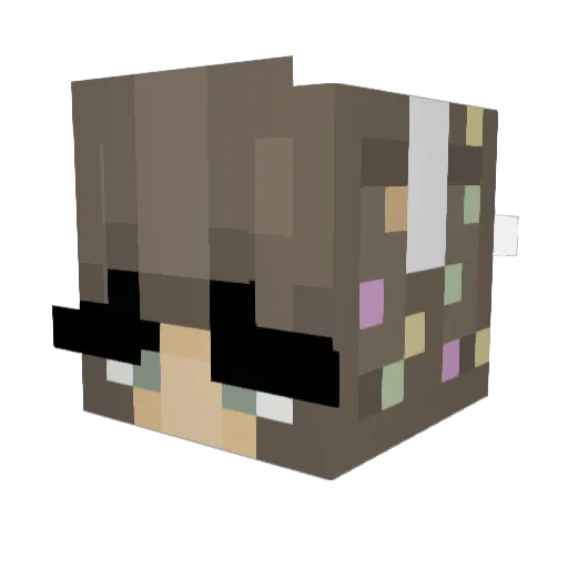 klaesc Minecraft avatar head, 3D render