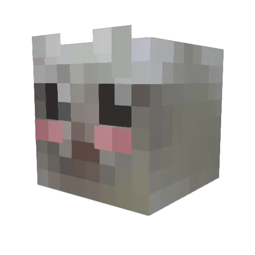 klakar02 Minecraft avatar head, 3D render