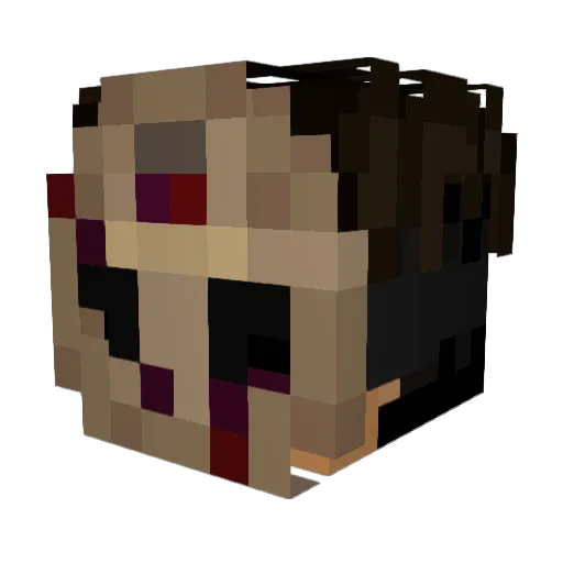 klandjohn Minecraft avatar head, 3D render