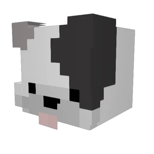 klaozv Minecraft avatar head, 3D render