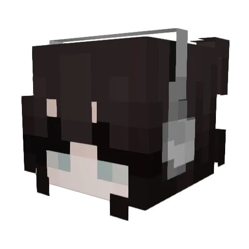 klaralinnea Minecraft avatar head, 3D render