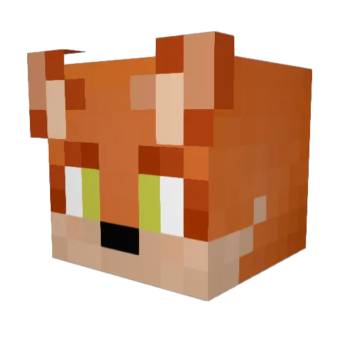 klas240b Minecraft avatar head, 3D render