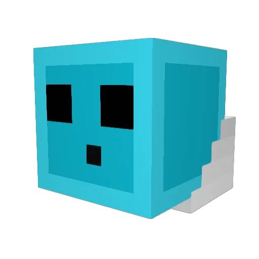 klashir Minecraft avatar head, 3D render