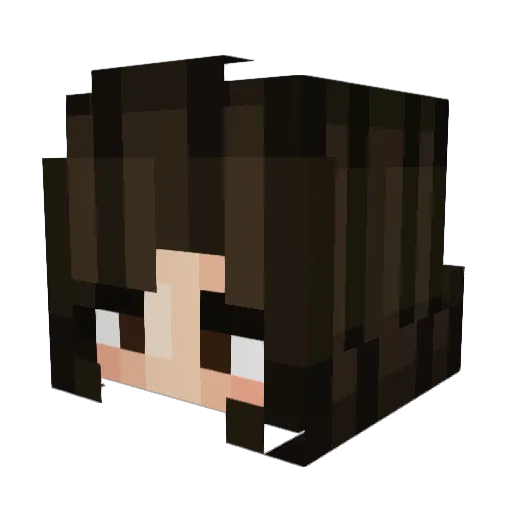 klaudia_03 Minecraft avatar head, 3D render