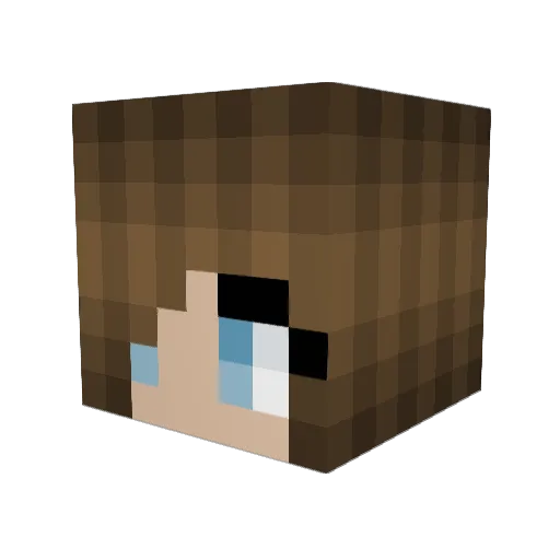 klaudiad01 Minecraft avatar head, 3D render
