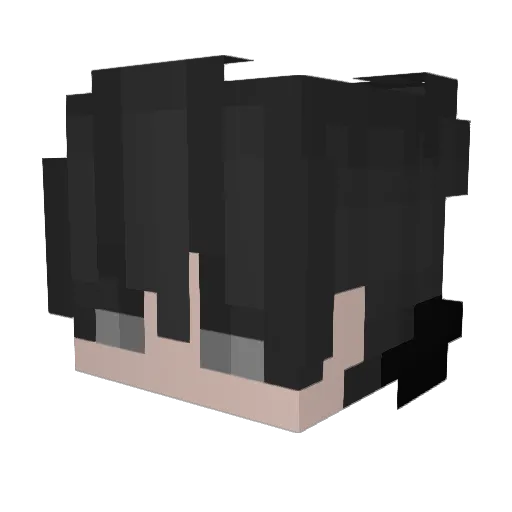 klaus1 Minecraft avatar head, 3D render