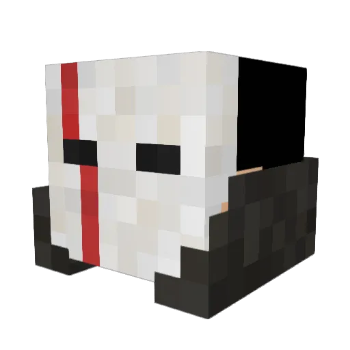klaus_mikelson Minecraft avatar head, 3D render
