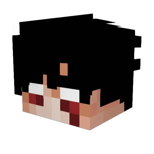 klausiusiek Minecraft avatar head, 3D render