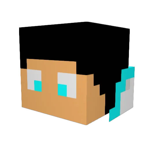 klaustrophobic28 Minecraft avatar head, 3D render