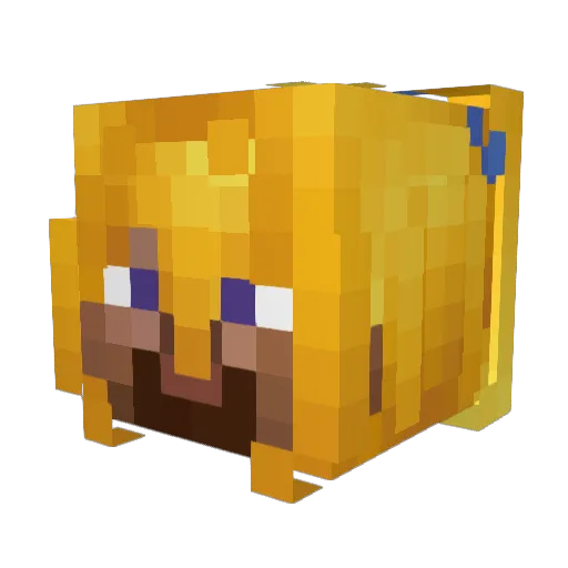 klavi1 Minecraft avatar head, 3D render