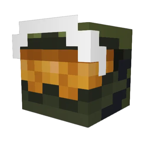 klaywtd Minecraft avatar head, 3D render