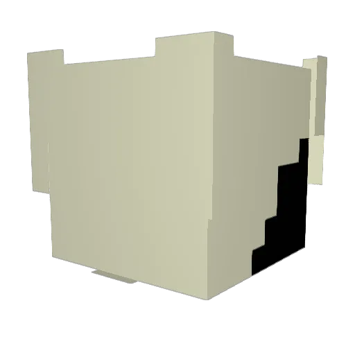klbqrit Minecraft avatar head, 3D render