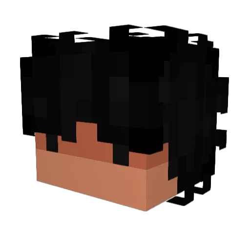 klediiii Minecraft avatar head, 3D render