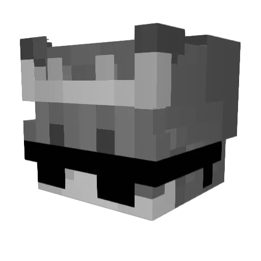 klein521 Minecraft avatar head, 3D render