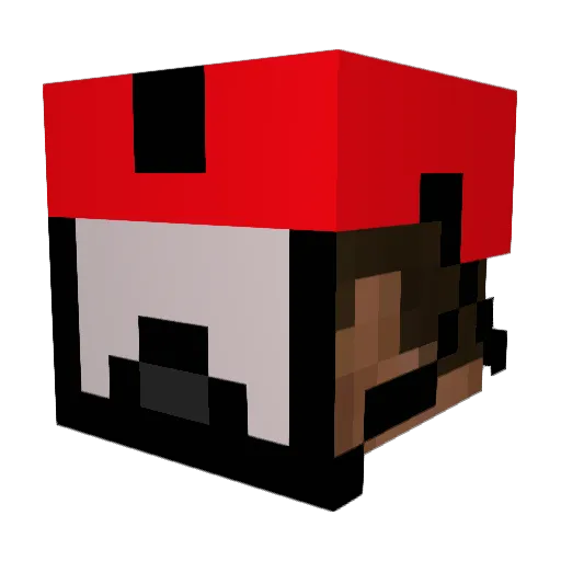 kleinerKlaus Minecraft avatar head, 3D render