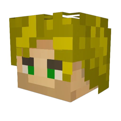 kleinerKobold01 Minecraft avatar head, 3D render