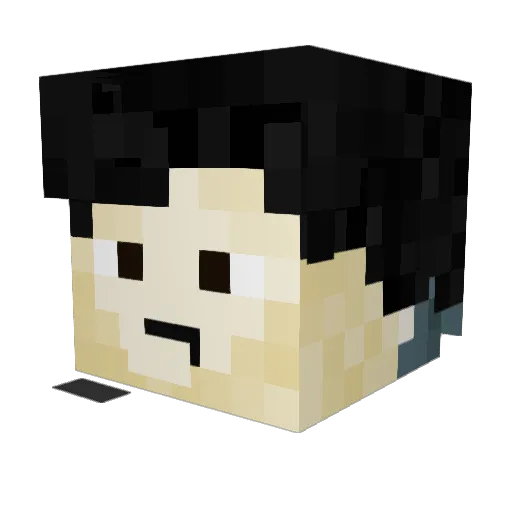 kleinerkoala Minecraft avatar head, 3D render