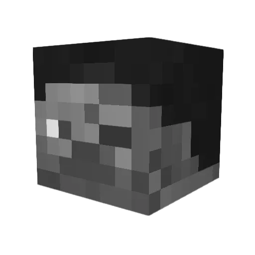 kleinuzi Minecraft avatar head, 3D render