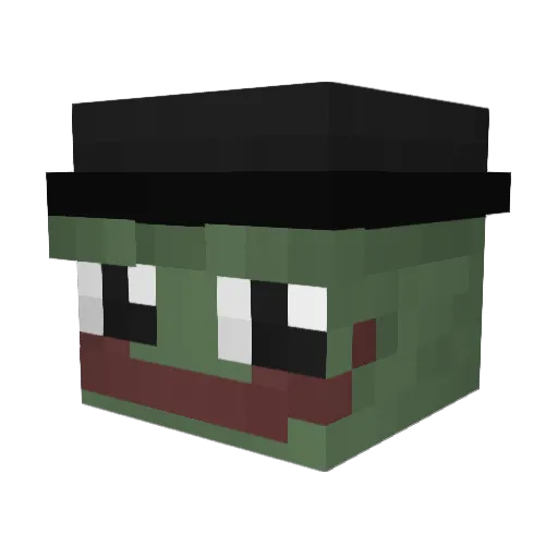 kleitinpkdr Minecraft avatar head, 3D render