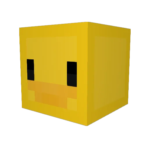 klekotz Minecraft avatar head, 3D render