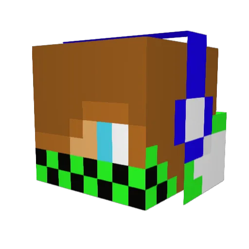 kleo1234 Minecraft avatar head, 3D render