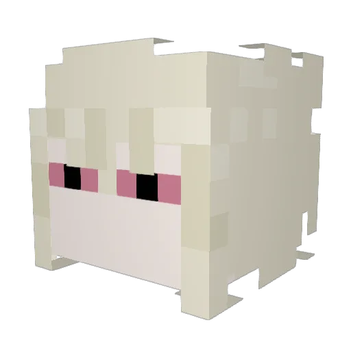 kleptoman1e Minecraft avatar head, 3D render