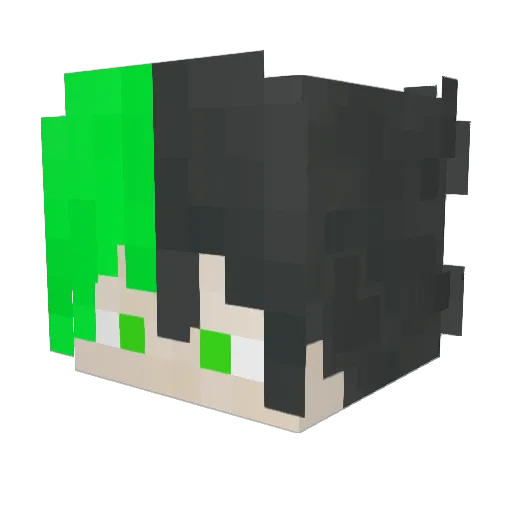 klever123521 Minecraft avatar head, 3D render