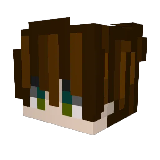 kleverdi Minecraft avatar head, 3D render